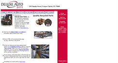 Desktop Screenshot of deluxeautopartstx.com